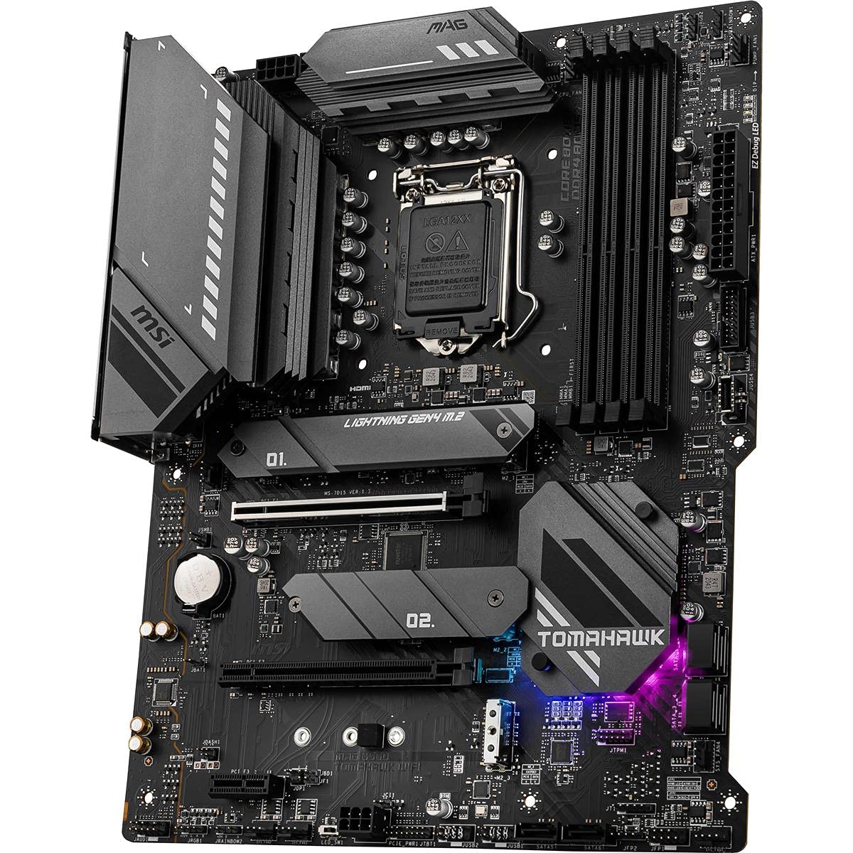 MSI MAG B560 TOMAHAWK WIFI Gaming Motherboard (ATX, 11th